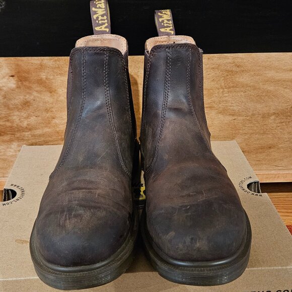 Dr. Martens Chelsea Boots (10M) (Brown Crazy Horse Leather) - Picture 1 of 9